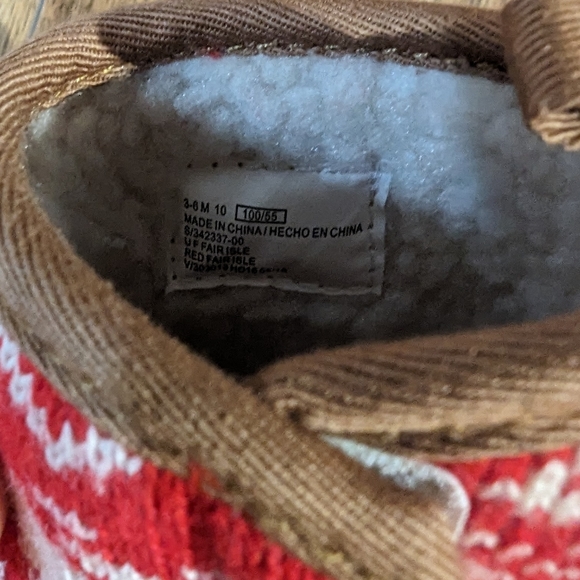 Old Navy | Kids Christmas Booties 3-6mo - Picture 3 of 4